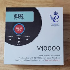 CPR Call Blocker V10000 Landline Robocall Blocker w/ Box Accessories