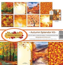 Reminisce REMBC Autumn Splendor Scrapbook Collection Kit, Multicolor, 12-x-...