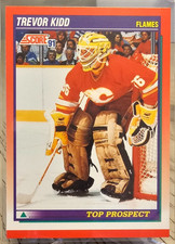 1991-92 Score Canadian Trevor Kidd #271 Calgary Flames