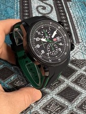Orologio Uomo Flieger Militare Cronografo 30m Datario Subacqueo Aviatore Scatola