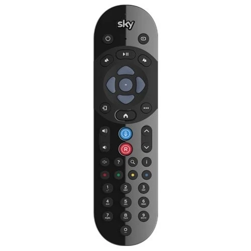 Telecomando tv Sky Q con Controllo vocale SKY735 blu