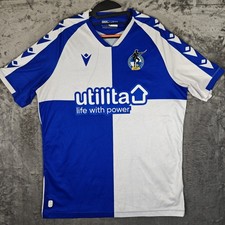 Bristol Rovers 2022/2023 Home Football Shirt Macron XXL 2XL