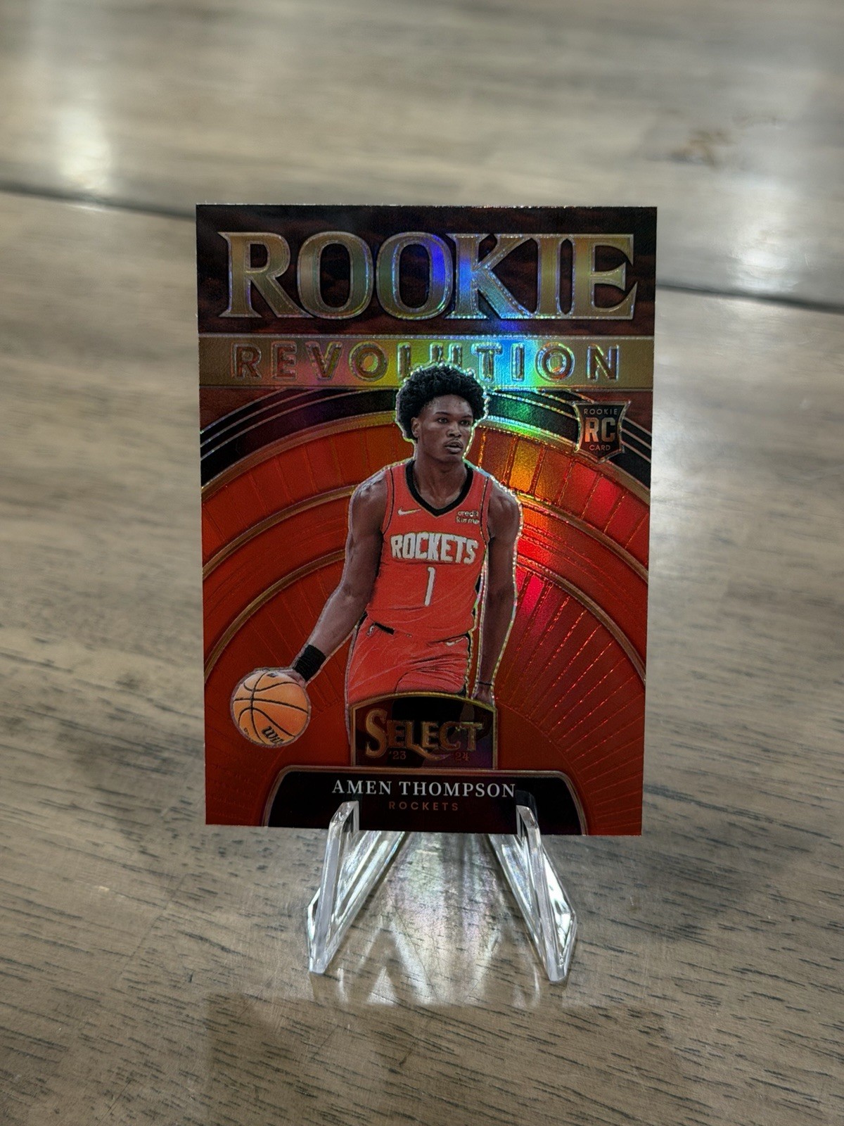 2023 Select Basketball Rookie Revolution Rc Red Prizm  Amen Thompson