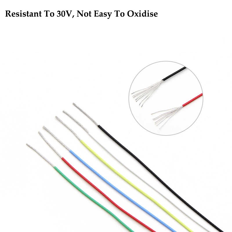 UL10064 Ultra-Fine Wire Electronic High Temp Hook Up Wire Dia 0,0049mm²~0,14mm²