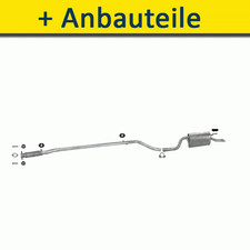 Auspuff Auspuffanlage für FIAT PUNTO II FLIEßHECK 1.2 60PS 1999-2005