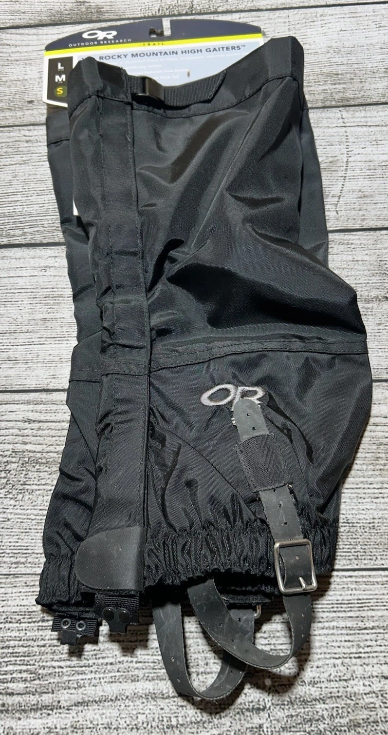 Outdoor Research OR Rocky Mountain High Gaiters Women Small - Black NWT
Opens in a new window or tab