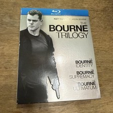 The Bourne Trilogy Bourne IdentitySupremacy/Utimatum 3-disc Blu-ray MINT