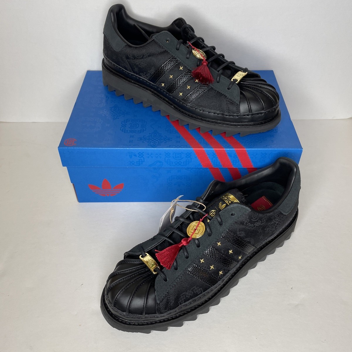 CLOT × adidas Superstar \"Lunar New Year\" Edison Chen's Next CLOT x Adidas Superstar Celebrates The