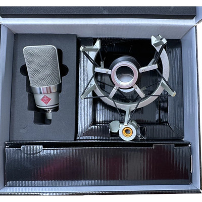 US Neumann TLM 102 Large Diaphragm Condenser Microphone Studio Set w/ Shockmount
