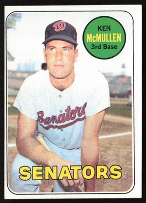 1969 Topps Ken McMullen #319 Washington Senators