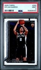2025 Topps Dylan Harper #202 Rookie RC San Antonio Spurs PSA 9 Mint