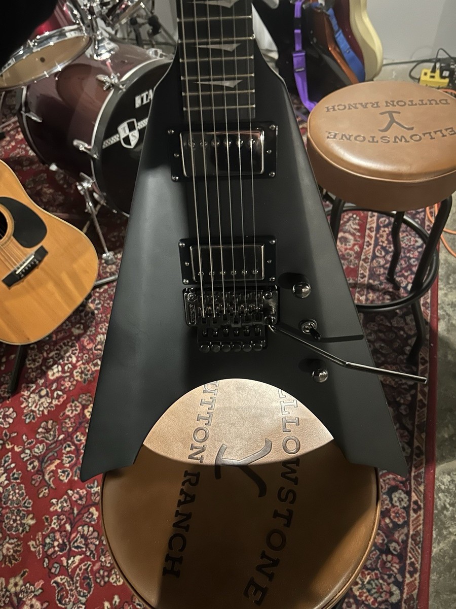 Kramer Night V Black Electric Guitar Floyd Rose Bridge | eBay