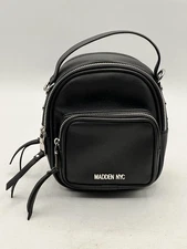 Madden NY Mini Backpack Shaped Purse Crossbody Carry Handle In Black Cambodia