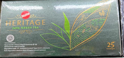 2 Box Sosro Heritage Java Green Tea