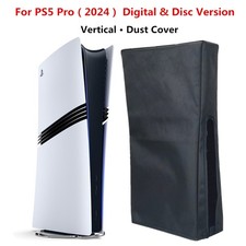 Dust Cover Dustproof Sleeve for PS5 Pro Gaming Console Vertical Protective Cover