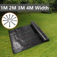 100GSM Weed Control Membrane Heavy Duty Cover Suppressant Barrier for Gardening