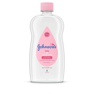 Johnson's Baby Oil, Pure Mineral Oil to help Prevent 20 Fl Oz (Pack of 1) 