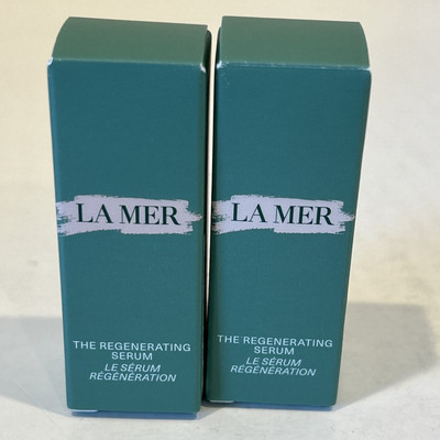 2  La Mer The Regenerating Serum .1oz / 3 ml Each New in box