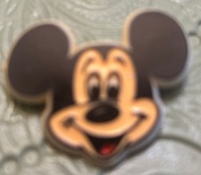 Mickey Mouse Vintage Pin. Rare plastic. 80s. Made in the USA Largo Florida
