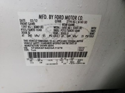 Fuse Box Engine Xenon HID Headlamps Fits 13 EXPLORER 520246