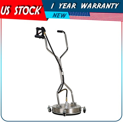 #ad 16.5quot; Pressure Washer Surface Cleaner With Handles W 4 Spinner Wheels $150.57