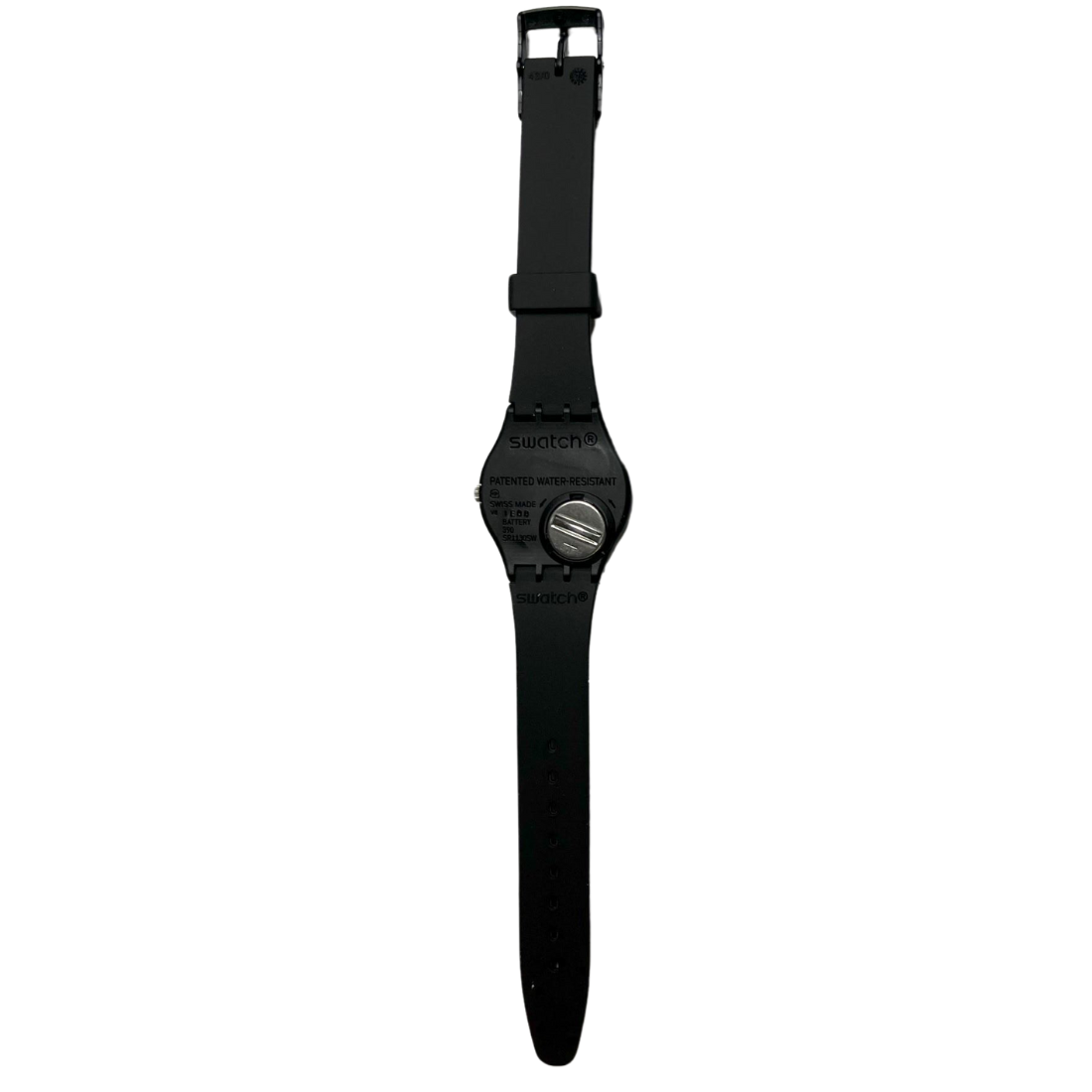 Swatch Men's Standard Once Again Analog Quartz Watch, 34mm, Black