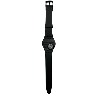 Swatch Men's Standard Once Again Analog Quartz Watch, 34mm, Black