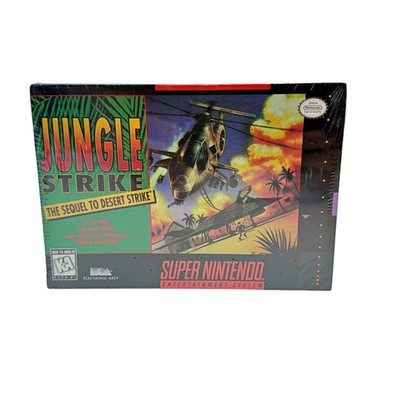Jungle Strike (Super Nintendo SNES 1993) RARE *Brand New & Sealed*