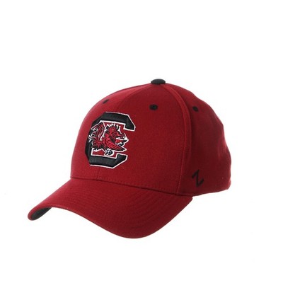 NCAA South Carolina Fighting Gamecocks Men's Stretch Fitted Hat Team Color