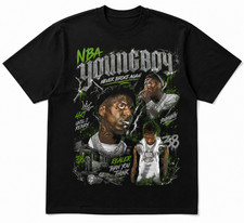 Never Broke Again YoungBoy NBA Graphic T-Shirt