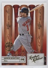 2019 Panini Leather & Lumber Bats Embossed Gold Proof Andrew Benintendi #95 qf6