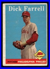 Topps 1958 #76 Dick Farrell VG EX