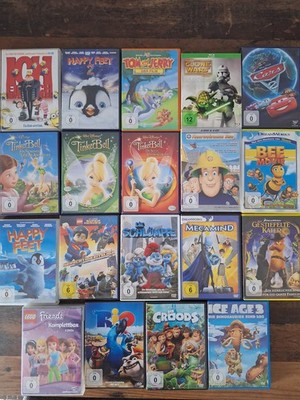 DVD Filme Konvolut Sammlung Kinder Disney Lego Dreamworks StarWars