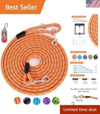 Long Dog Leash for Training 10FT/16FT/20FT/30FT/50FT/100FT, Reflective Tie Ou...