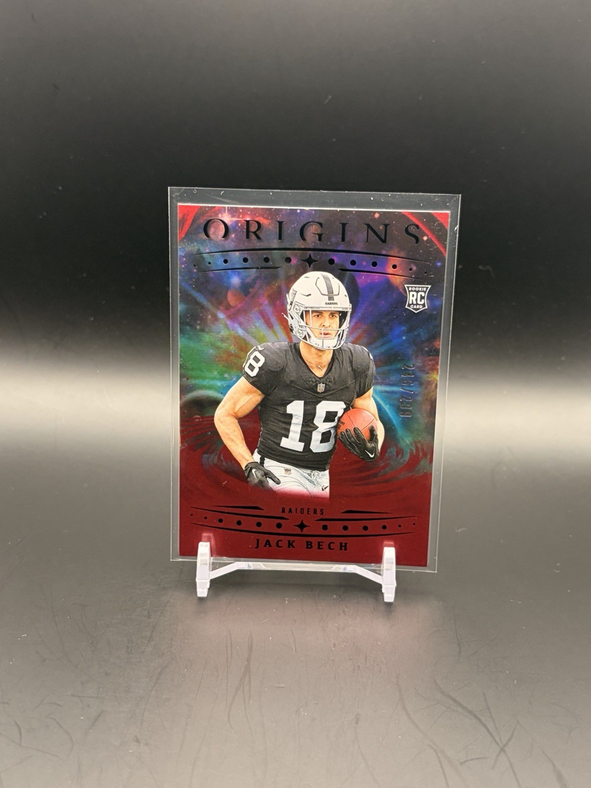 2025 Panini Origins - Rookies Jack Bech, Jack Bech #124 Holo Red /299 (RC)