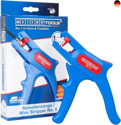 WEICON TOOLS Abisolierzange No. 5, automatische Abisolierzange 0,2-6 mm², 