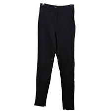 Reformation GRAHAM Black Zip ANKLE PONTE Full Length Pants Women S HIGH RISE USA