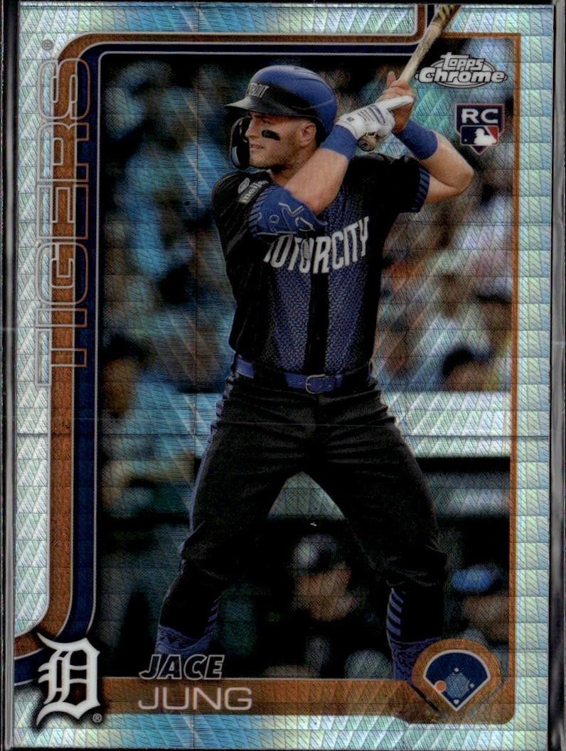 2025 Topps Chrome #225 Jace Jung Prism