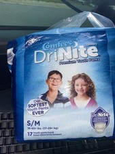Comfees DriNite Premium Youth Incontinence Pants S/M Overnight 600ml 17ct