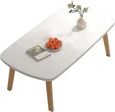 Collapsible Wooden Mini Desk, Multifunctional Foldable Coffee Tables 80x50x44cm