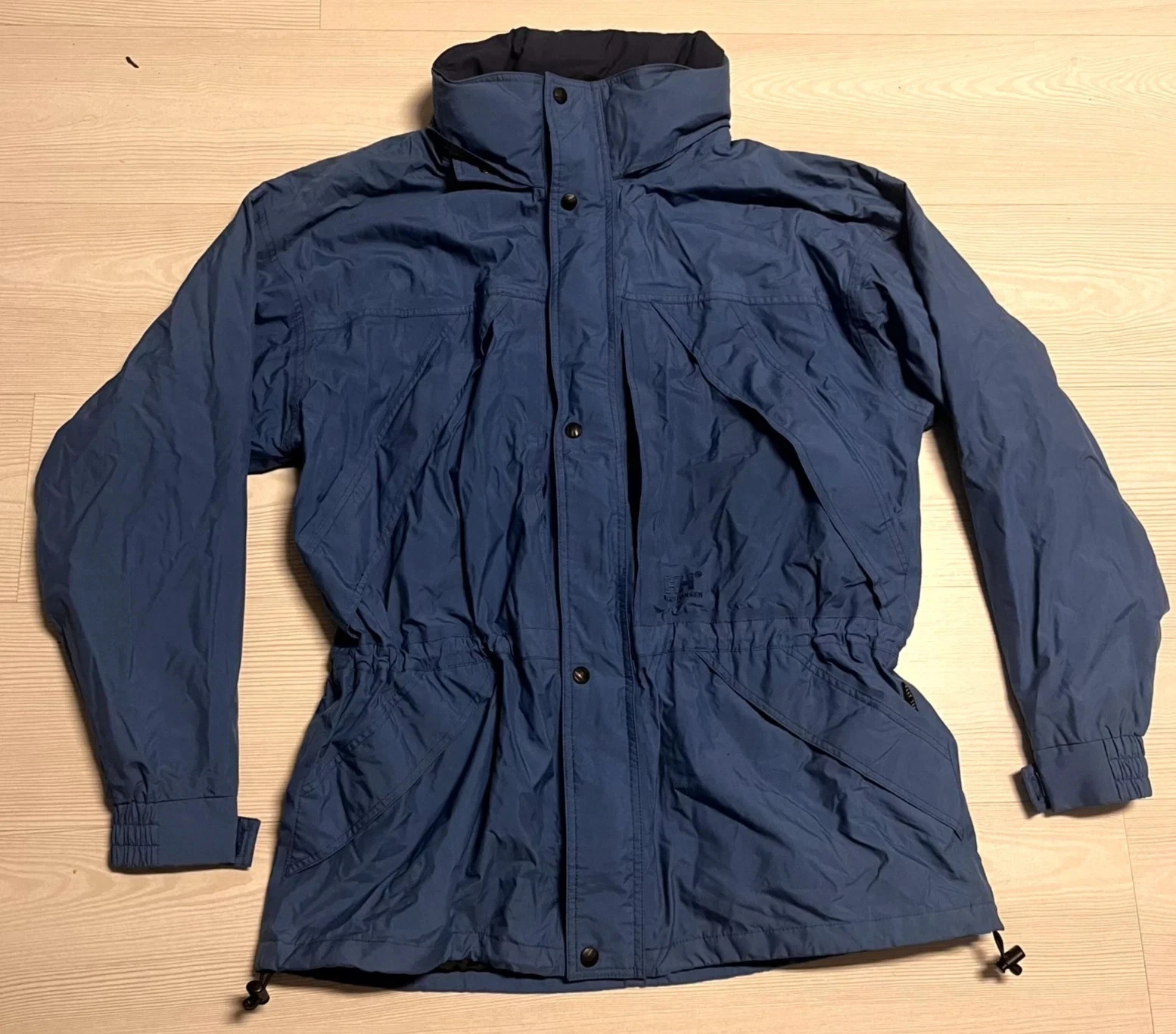 Helly Hansen Jacket Mens Large Navy Waterproof Packable Hooded Zip Up Parka Coat
Opens in a new wind