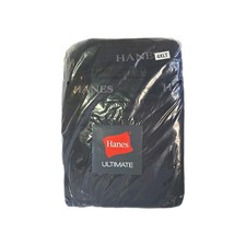 big and tall 4XLT hanes ultimateTagless Mens Comfort Boxer Briefs 3 Pairs Black