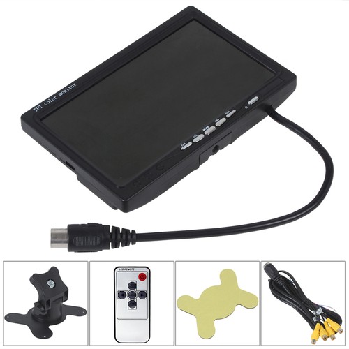 7 Inch HD 4 Split Quad 4 Video Input TFT LCD Car Rear View Monitor for Truck Bus - Picture 6 of 22