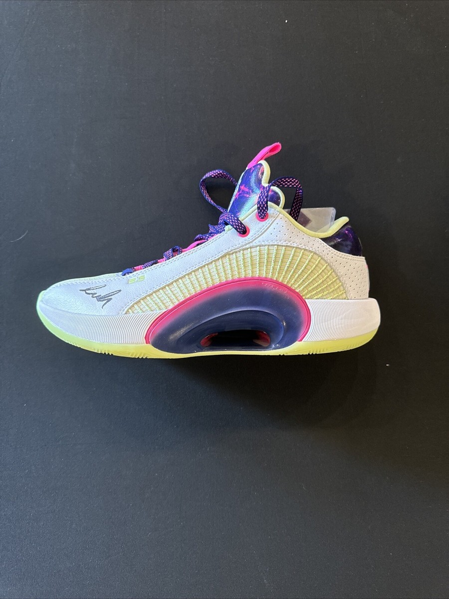 Luka Doncic Signed Autographed Air Jordan 35 Cosmic Deception Shoe Psa/Dna  Coa