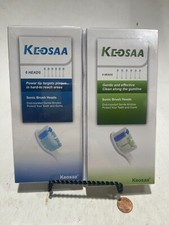  Lot Of 2 Keosaa Replacement Toothbrush Heads For Philips Sonicare White 6 Pack