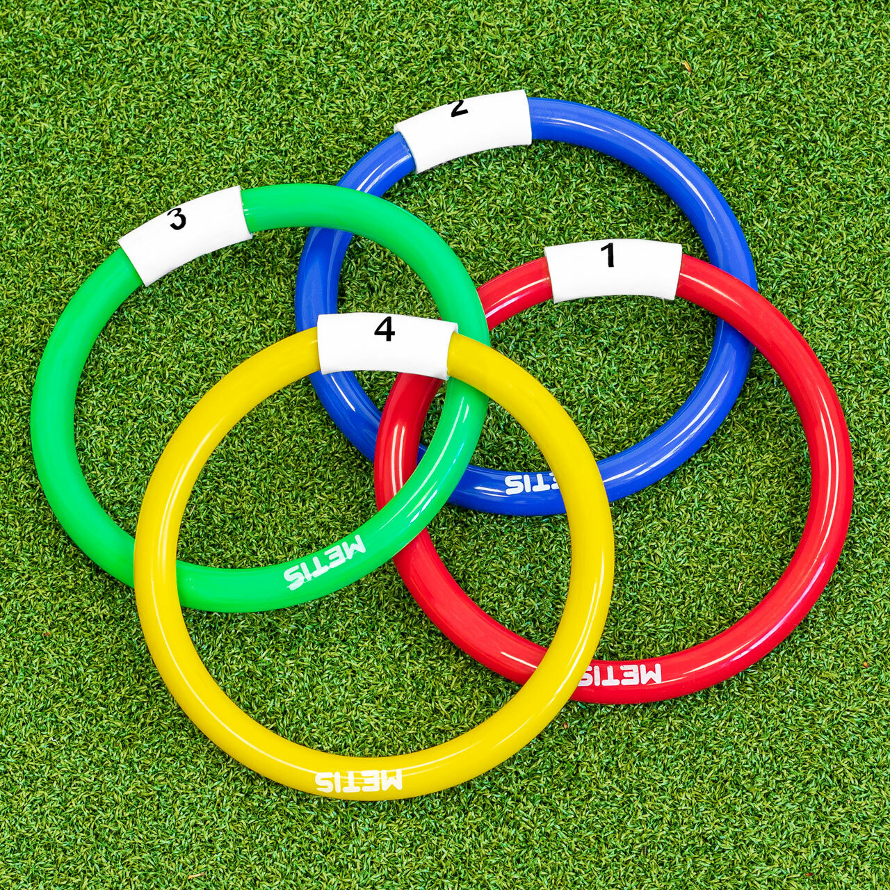 METIS Anillas Lastradas de Natación [Pack de 4] | Accesorios Acuáticos – Buceo