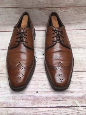 Allen Edmonds Bel Air Men\'s Brown Leather Wingtip Oxford Derby Dress Shoes 10 Allen Edmonds Bel Air Leather Wingtip Derby Shoes - Men main image 4