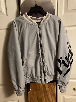 VS PINK Reversible Sherpa Bomber Jacket Size S