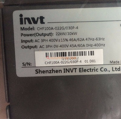 1PC Neu INVT Chf100a-022g/030p-4