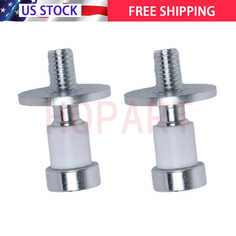 NEW Pair Door Latch Lock Striker Bolts Fit Chevy GMC Truck Blazer 71-87 9601750 - Image 2 of 4